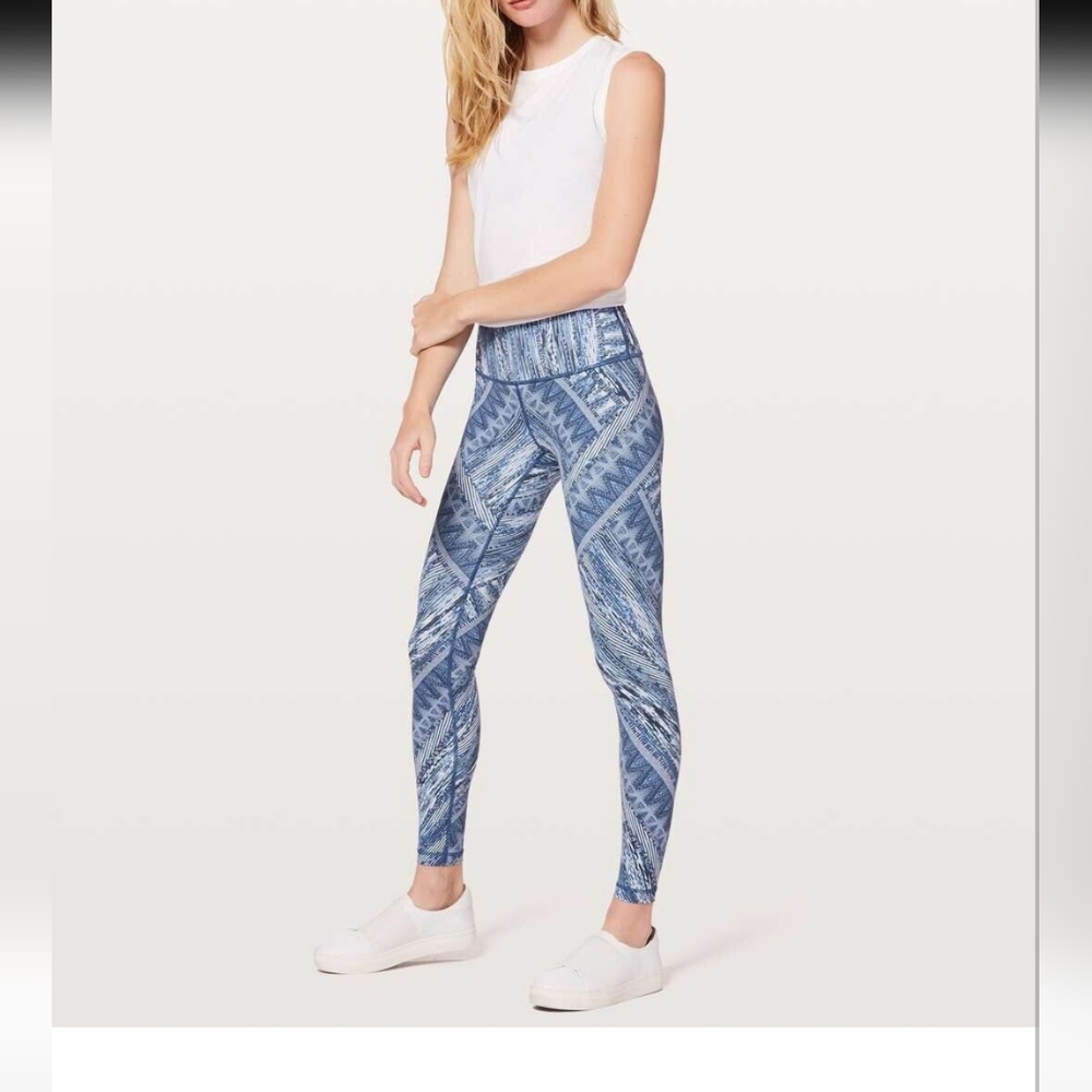 Lululemon Wunder Under HR *Central Saint Martins Nulux 28" Interweave le…